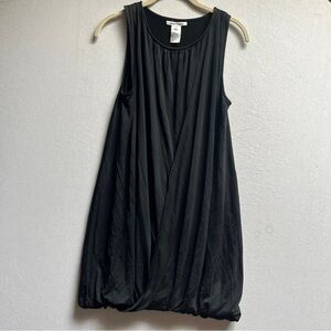 Alice + Olivia Silk blend Black Sleeveless Dress Sz S